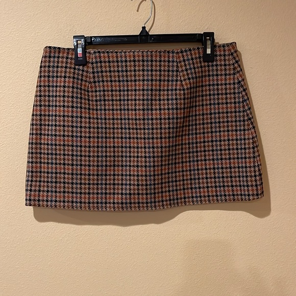 NWT A.L.C. Rylee Houndstooth Wool Skirt - Picture 7 of 7